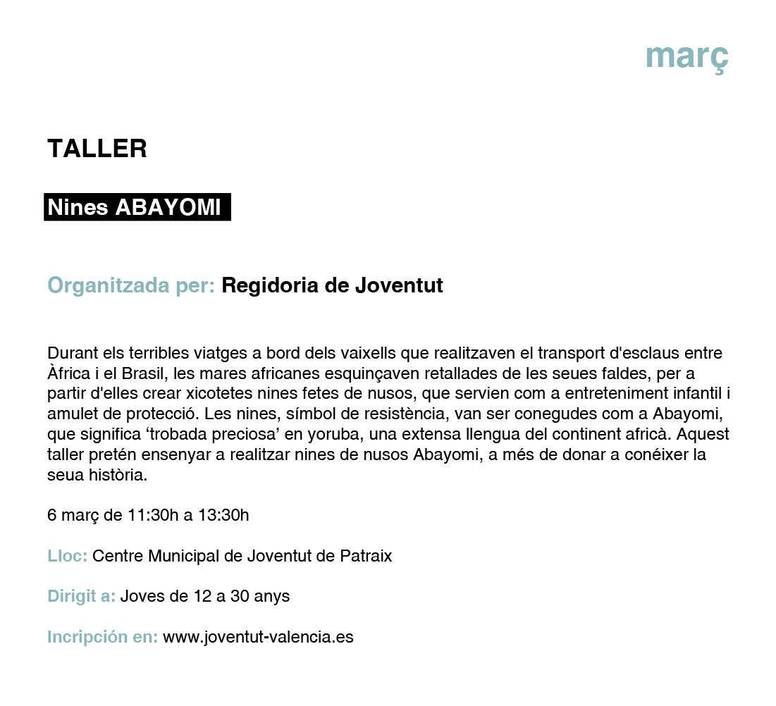 TALLER Nines ABAYOMI