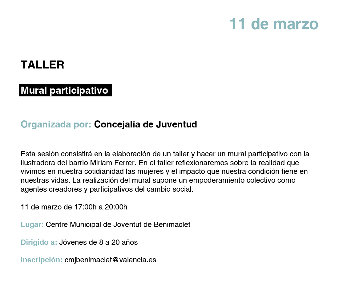 TALLER Mural participativo