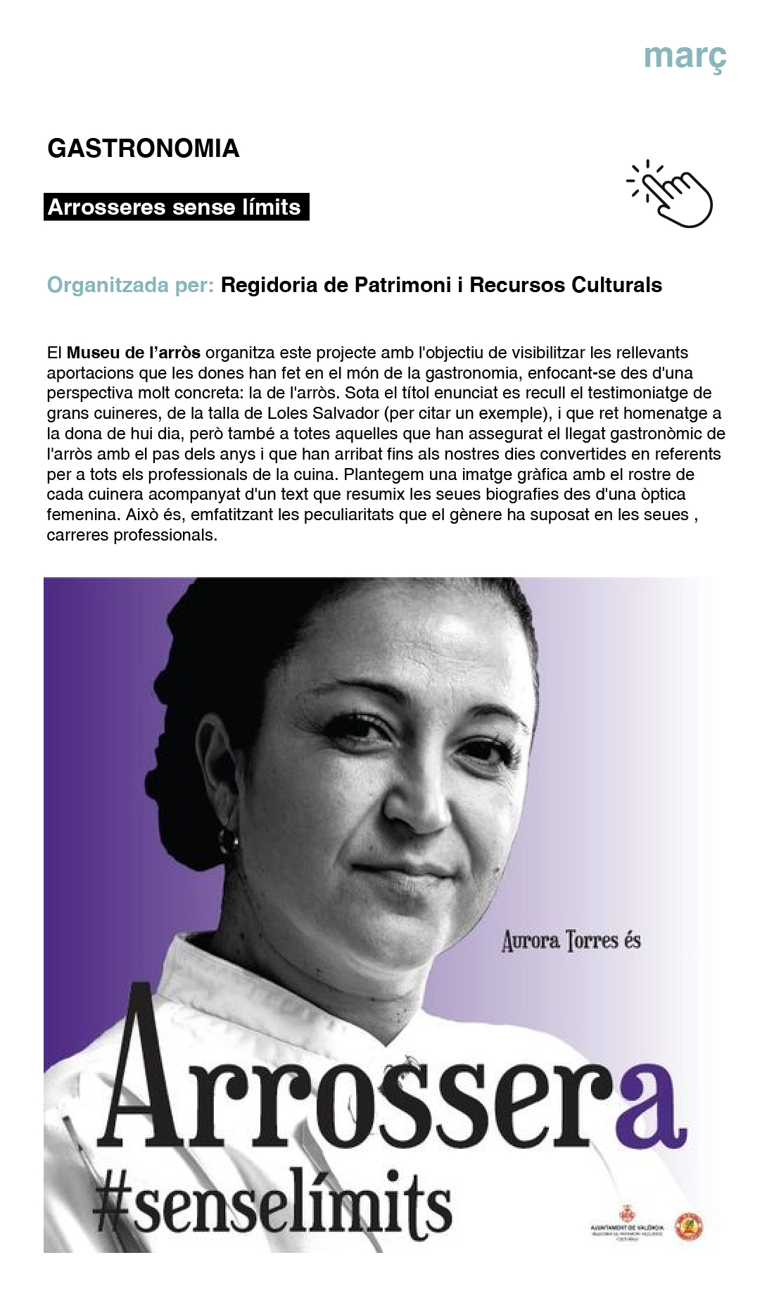 GASTRONOMIA Arrosseres sense limits
