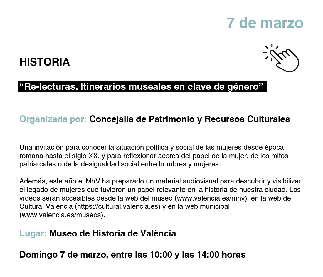 HISTÒRIA Re-lecturas. Itinerarios museales en clave de genero
