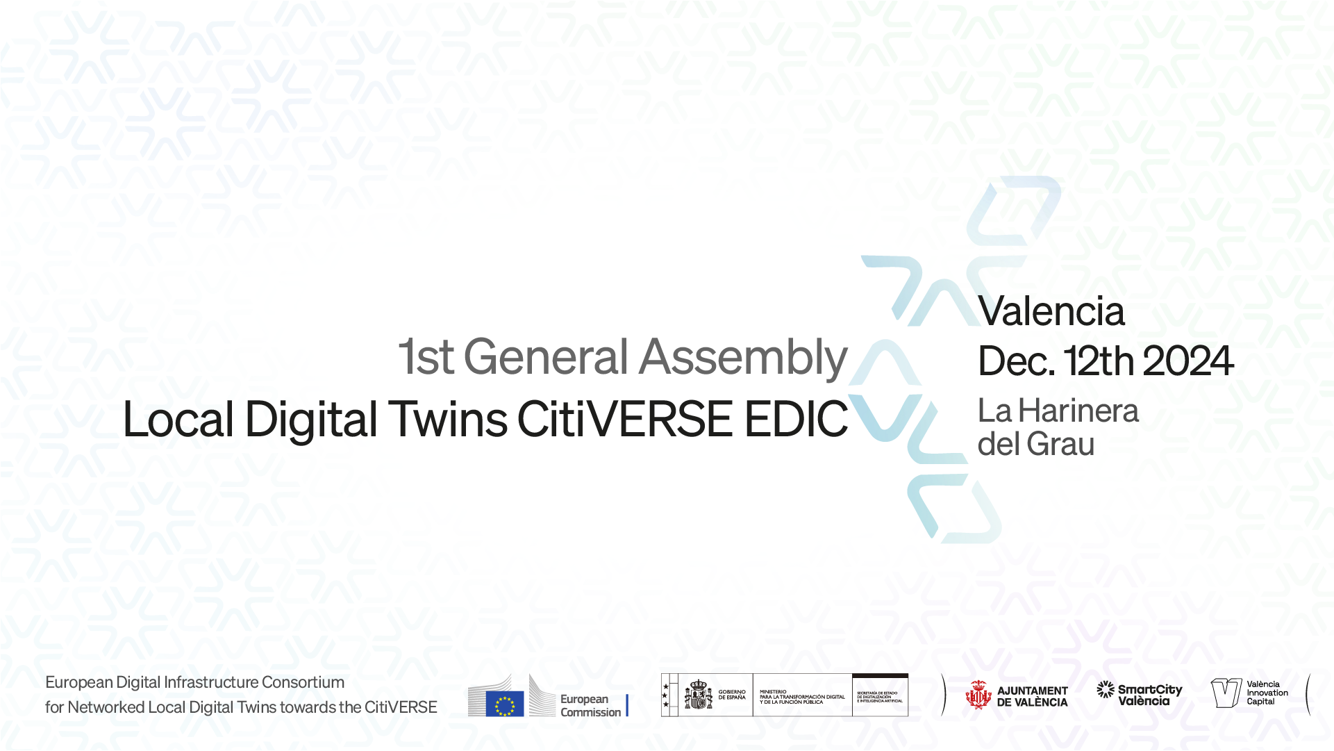 EDIC sobre Gemelos Digitales Locales hacia CitiVERSO