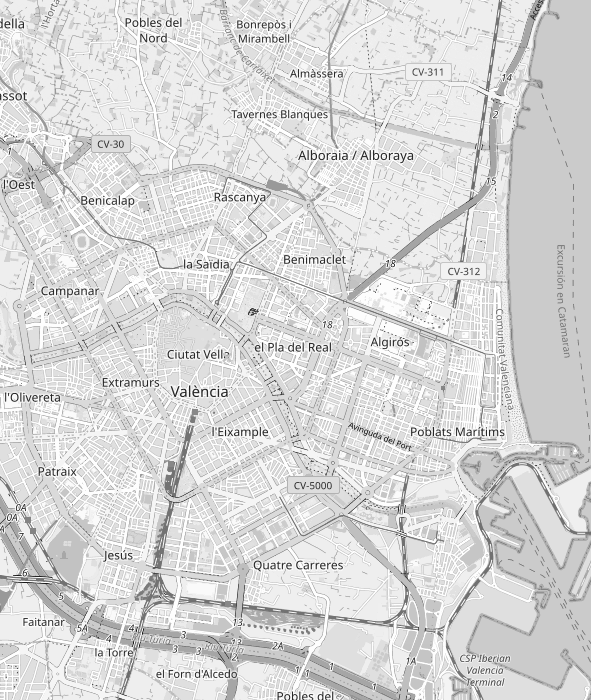 Mapa Tabacalera