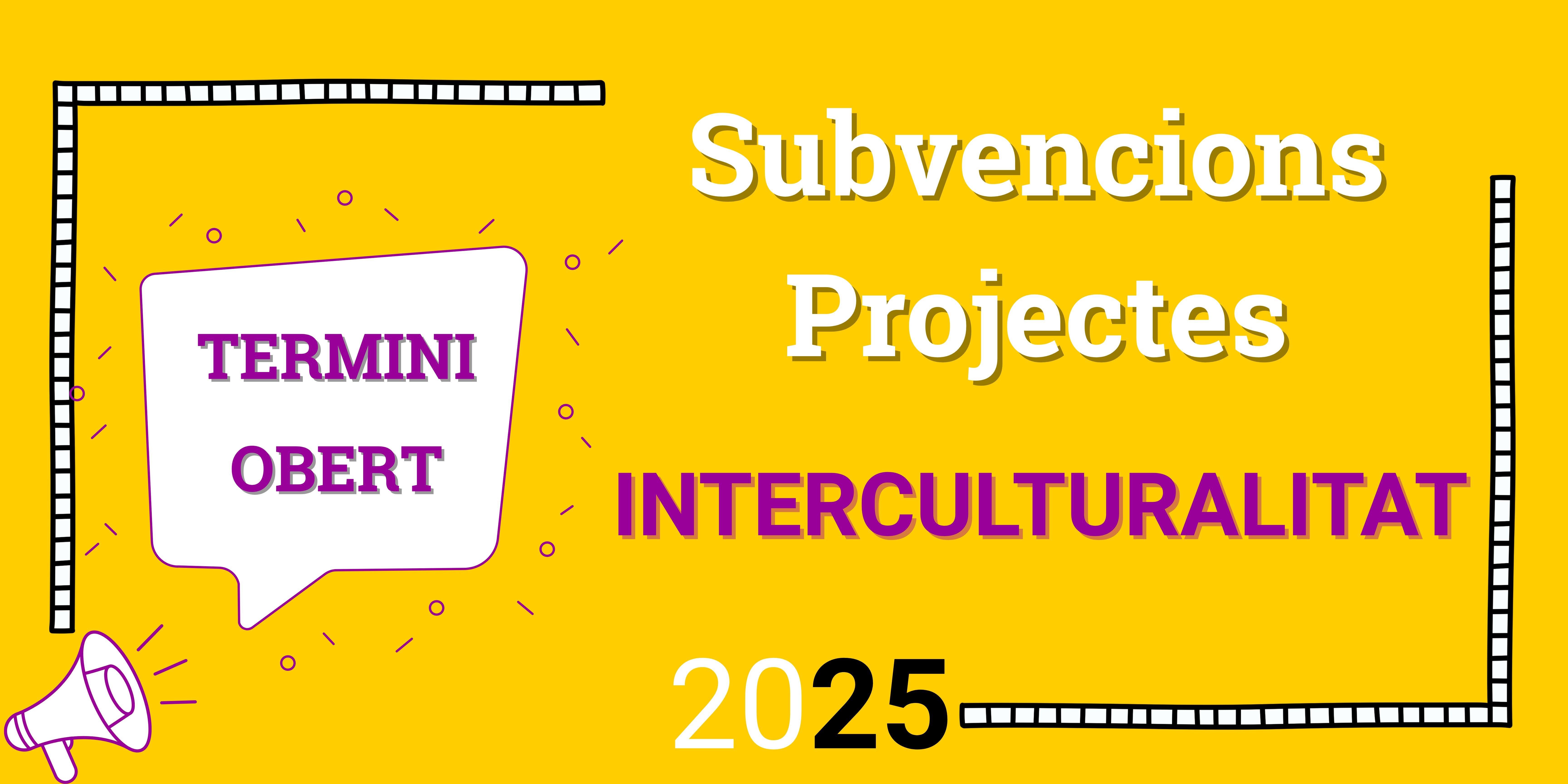 Suvbencions projectes Interculturalitat