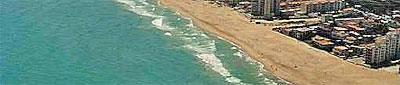 imatge aèria de la platja  El Perellonet - ReCatí