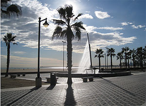 Playa Playa al atardecer