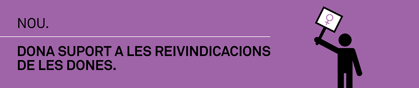 Nou, dona suport a les reivindicacions de les dones
