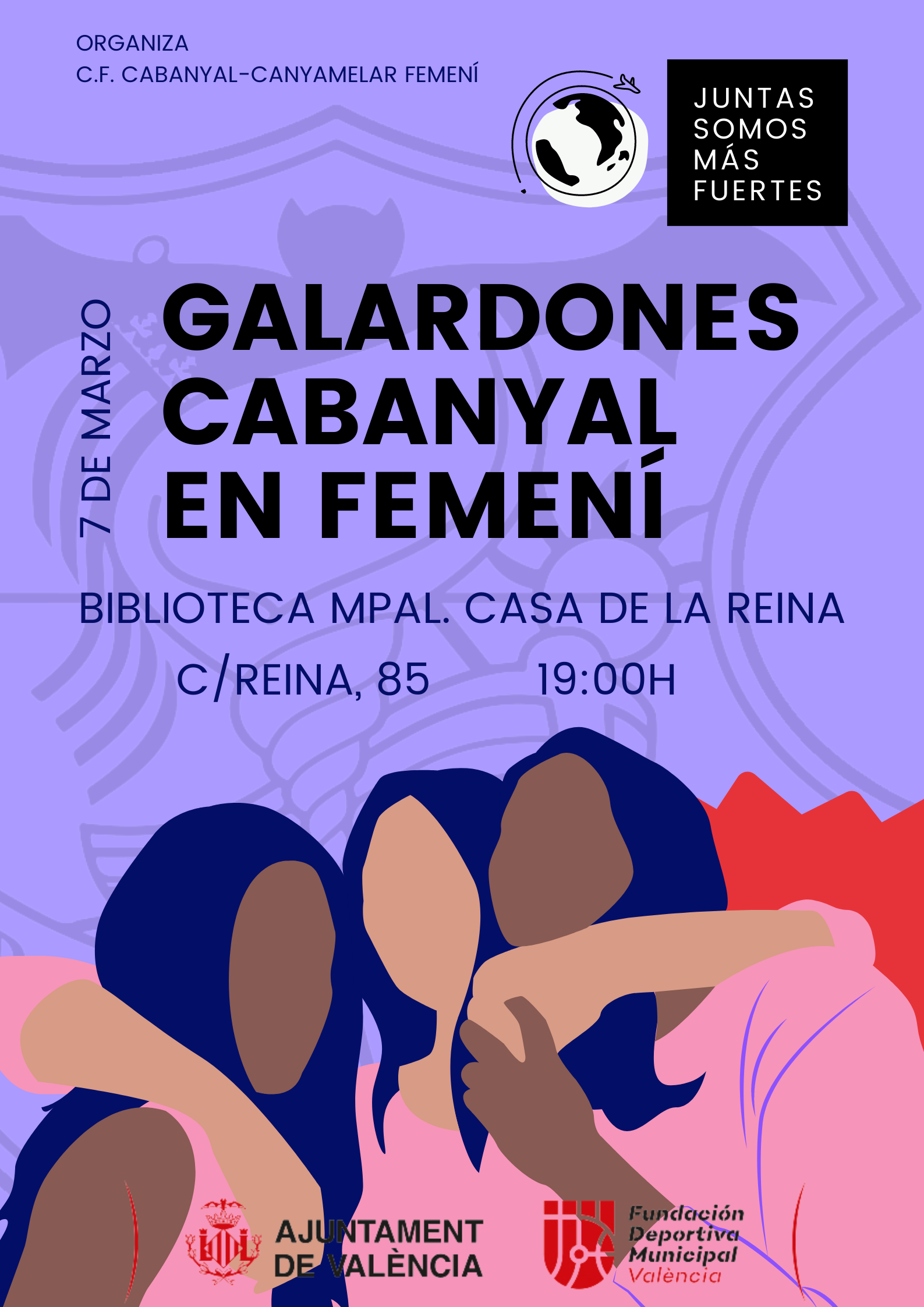 Cartel Galardones Cabanyal en femení
