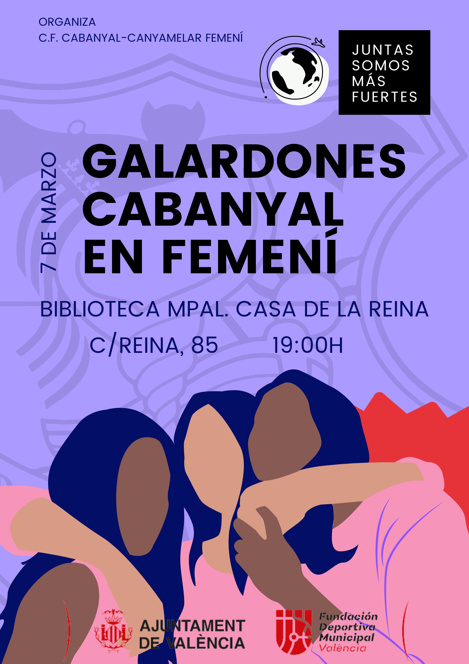 Cartel Galardones Cabanyal en Femení