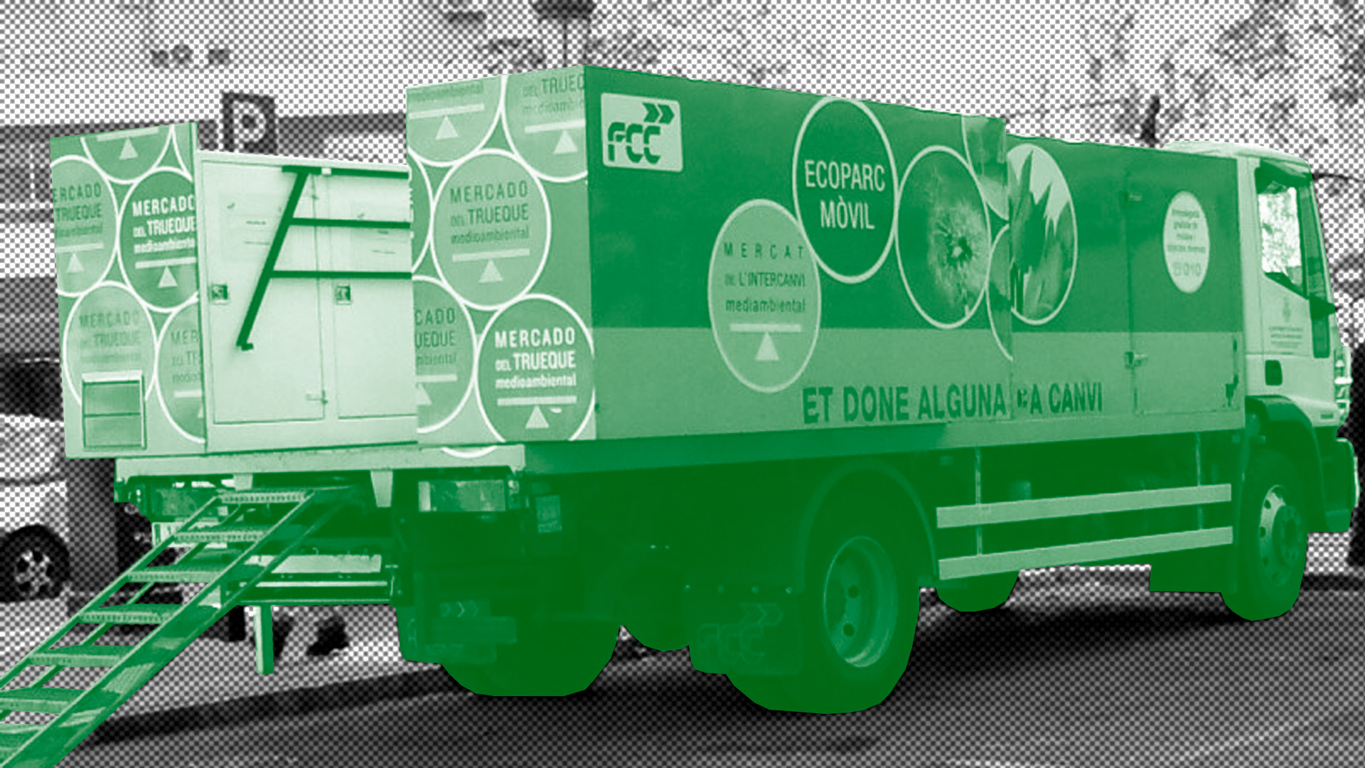 Camión ecoparque municipal