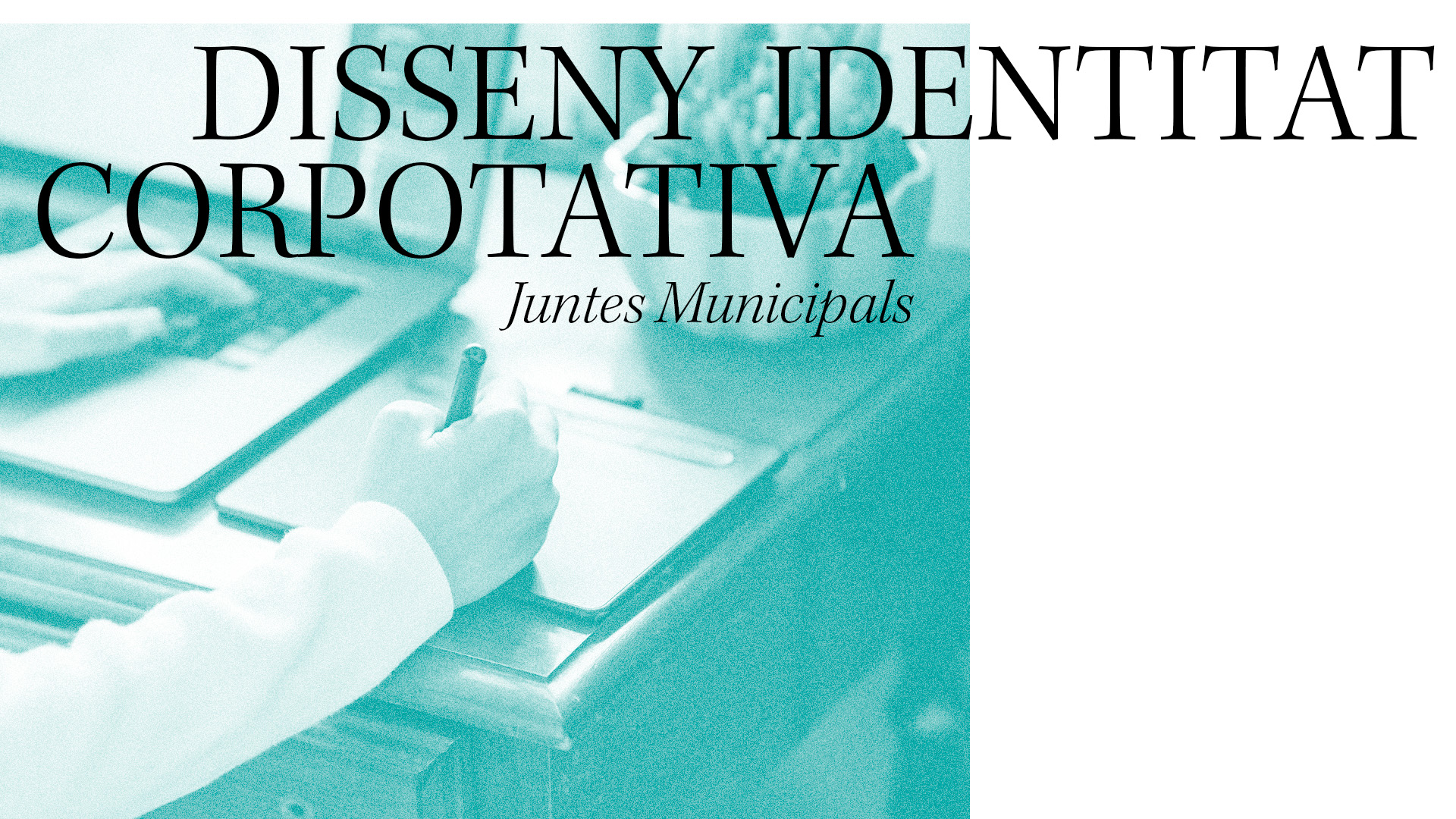 Juntes Municipals. Disseny, creativitat i elaboració marca identitat corporativa i manual d'ús