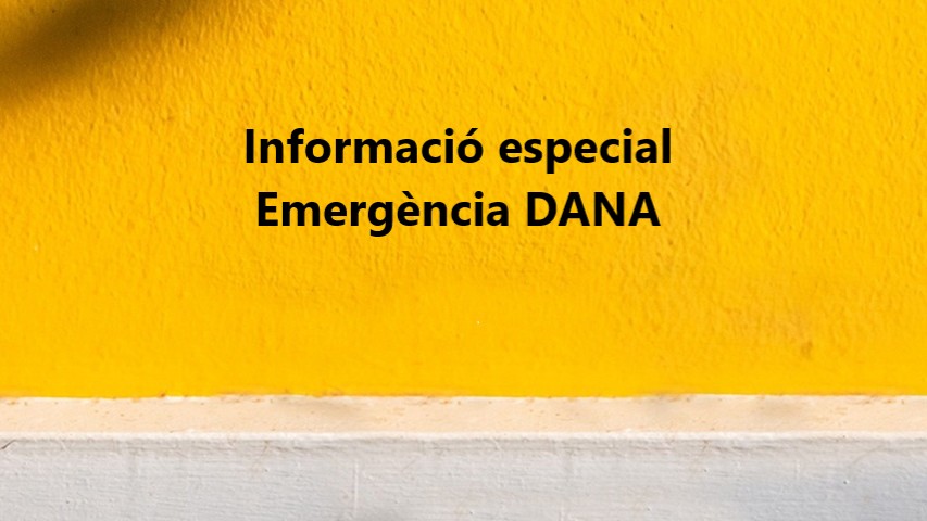 Informació especial Emergència DANA