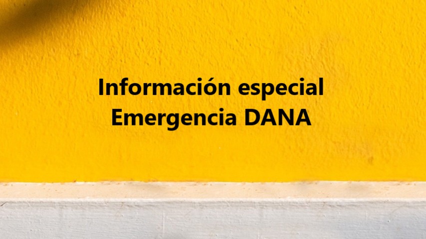 Información especial Emergencia DANA