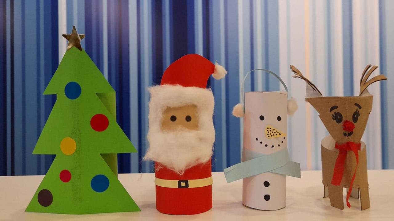 manualidad infantil navideña
