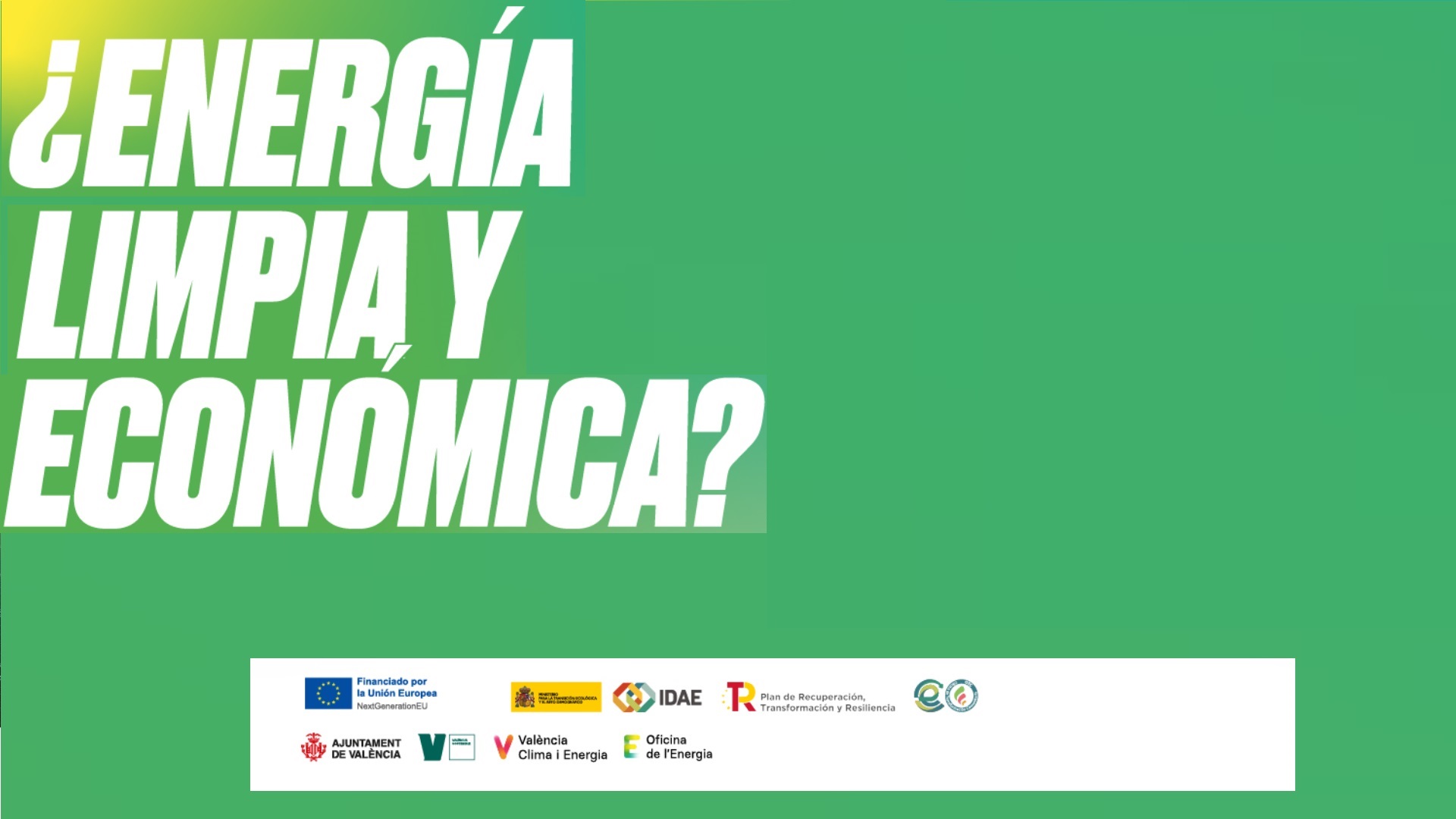 Apoyo a comunidades energéticas