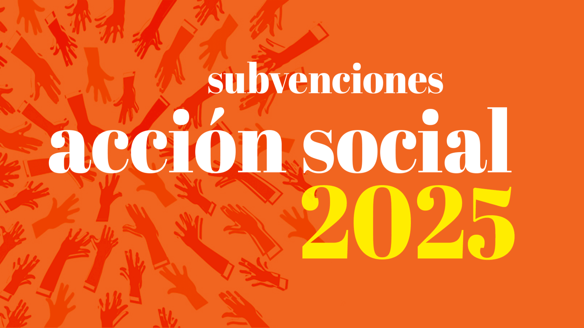 Subvenciones acción social 2025