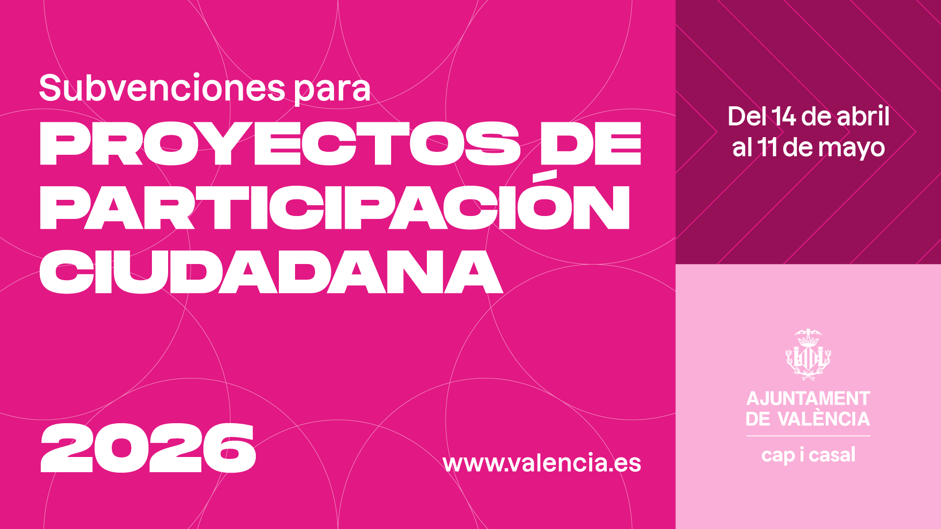 Subvenciones para proyectos de participación ciudadana