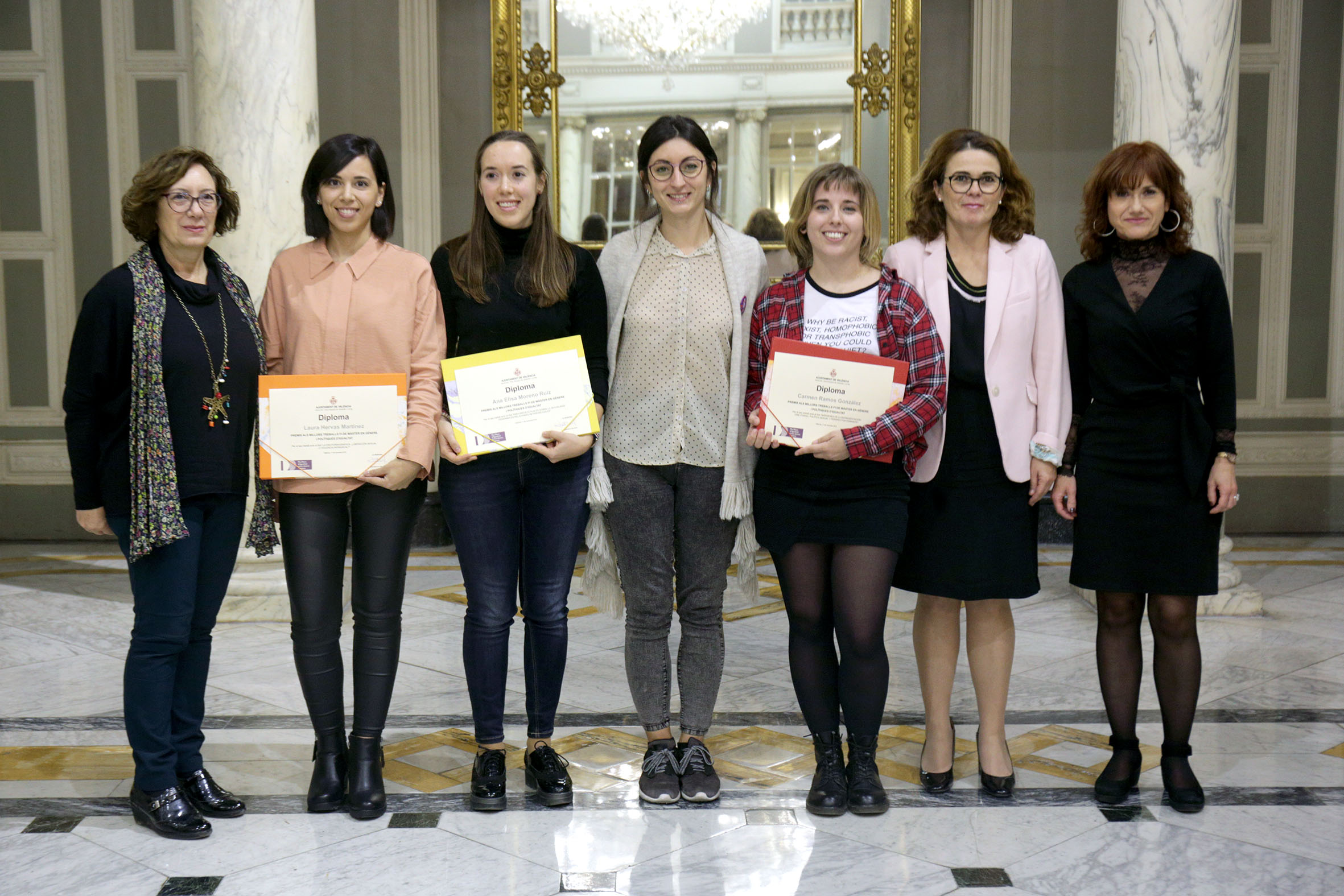 I edició dels Premis als tres millors treballs fi de màster en gènere i polítiques d'igualtat I edició dels Premis als tres millors treballs fi de màster en gènere i polítiques d'igualtat