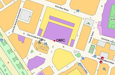 Plano de situación de la Oficina Municipal de Información y Defensa del Consumidor