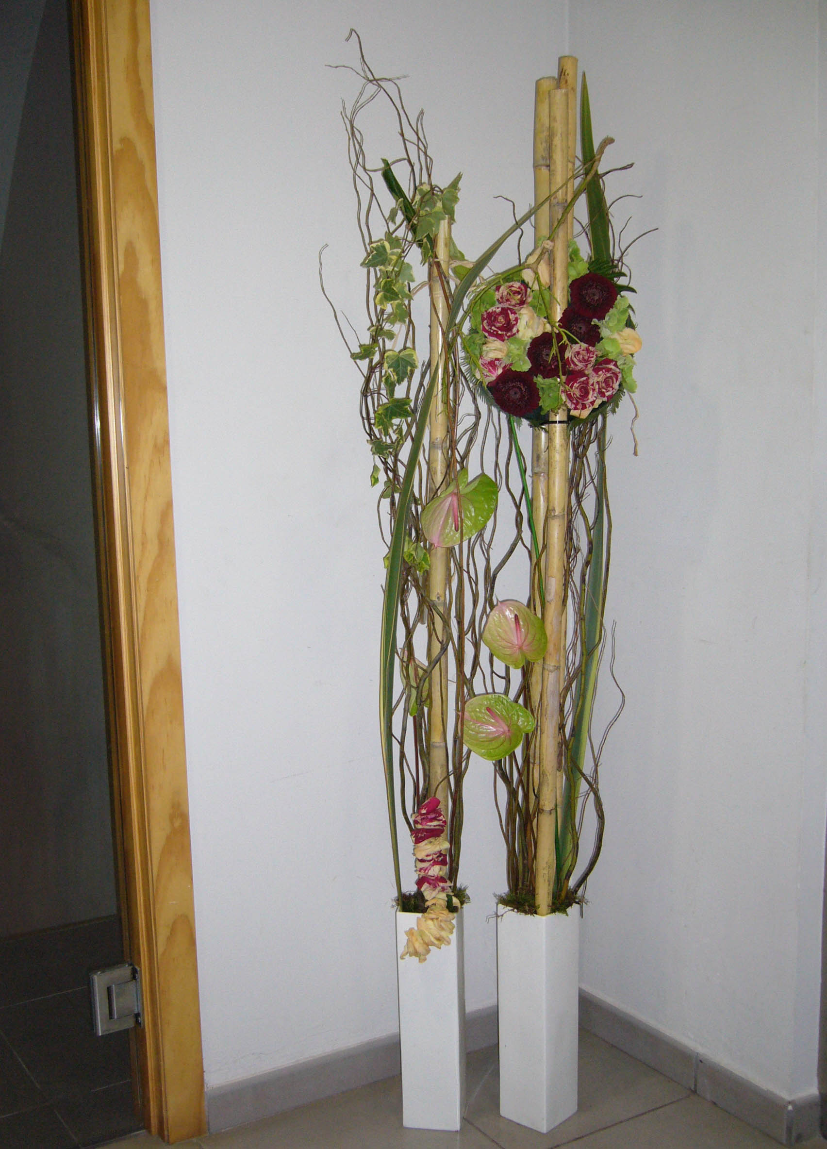 Preparación fin de curso. Alumnos 2º curso Oficial florista. 