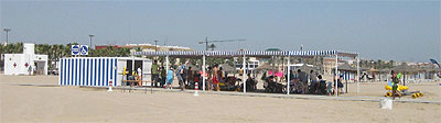 Punt accessible en la platja Punt accessible en la platja
