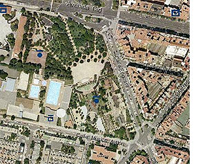 Pla de situació del Parc Oest Pla de situació del Parc Oest
