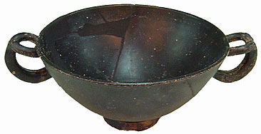Copa de barníz negro Copa de barníz negro