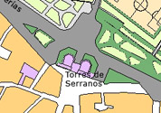 Plano de situación Torres de Serranos