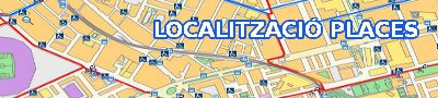 Localització de places per a persones amb mobilitat reduïda en la guia de carrers municipal