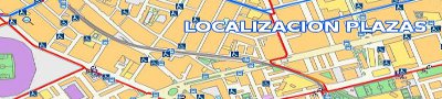 Localización de plazas para personas con movilidad reducida en el callejero municipal