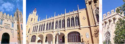 Vistes exteriors del Palau de l'Exposició