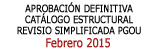 Catálogo Estructural Febrero 2015