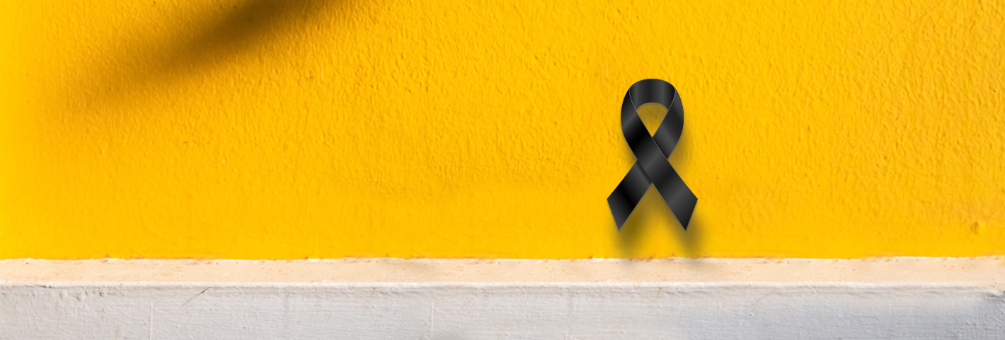 Imagen con lazo negro