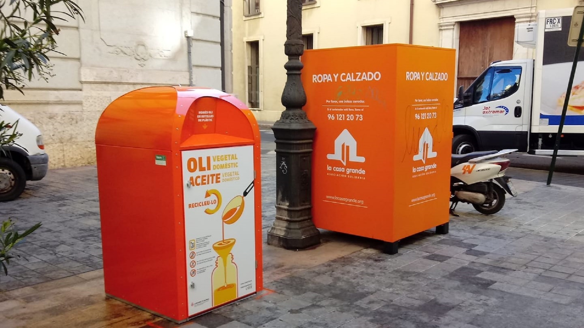 Sensores contenedores aceite