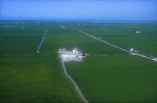  Vista aérea de varios tancats