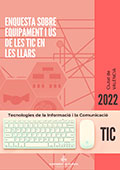 Enquesta sobre Tecnologies d'Informació i Comunicació a les llars 2022
