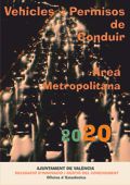 Vehicles i permisos de conduir 2020. Municipis de l'àrea metropolitana de València